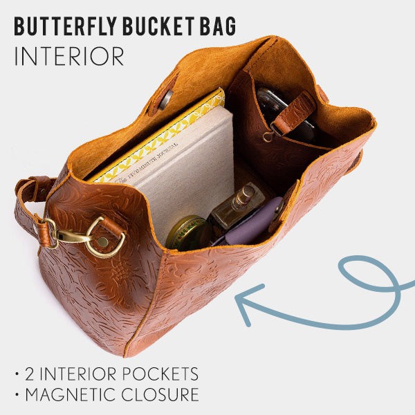 Almost Perfect' Butterfly Bucket Bag