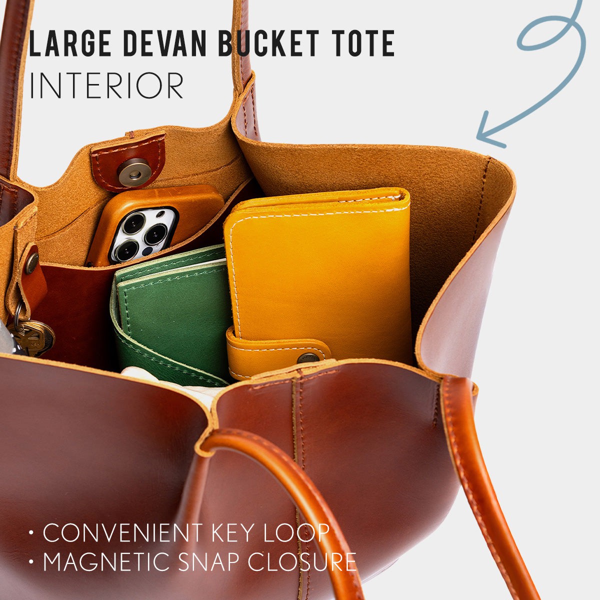 Almost Perfect' Devan Bucket Tote