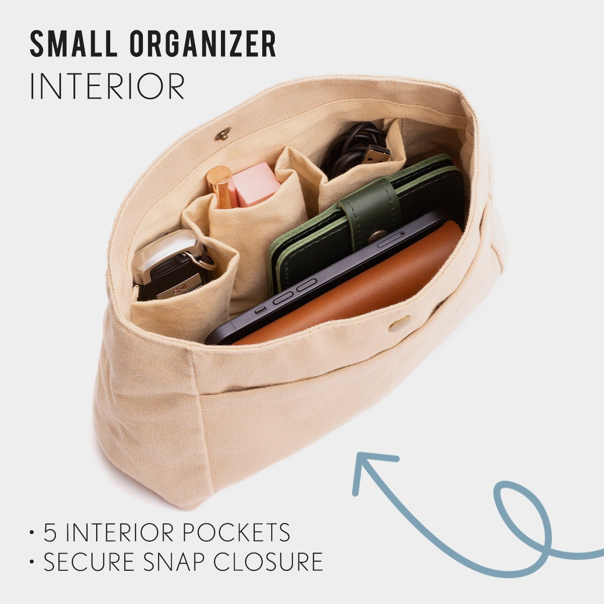 Canvas Purse Organizer