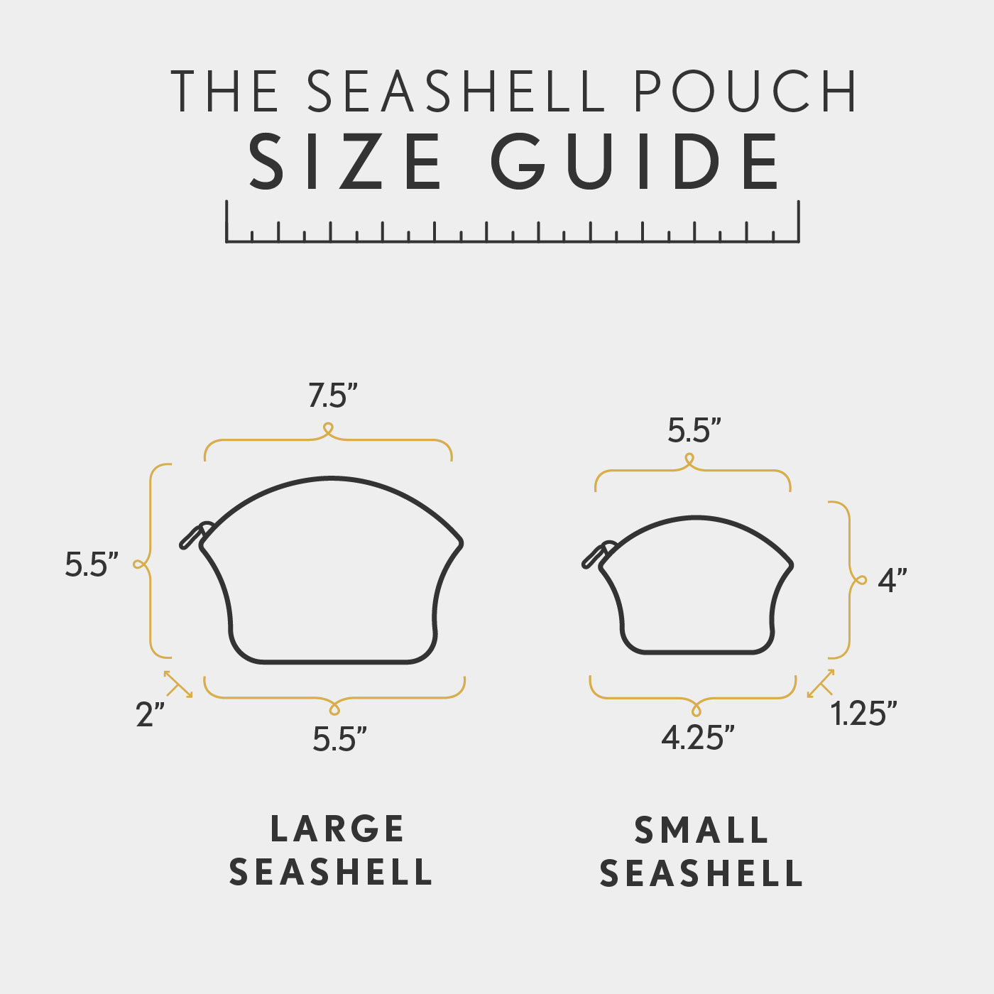 Almost Perfect' Seashell Pouch