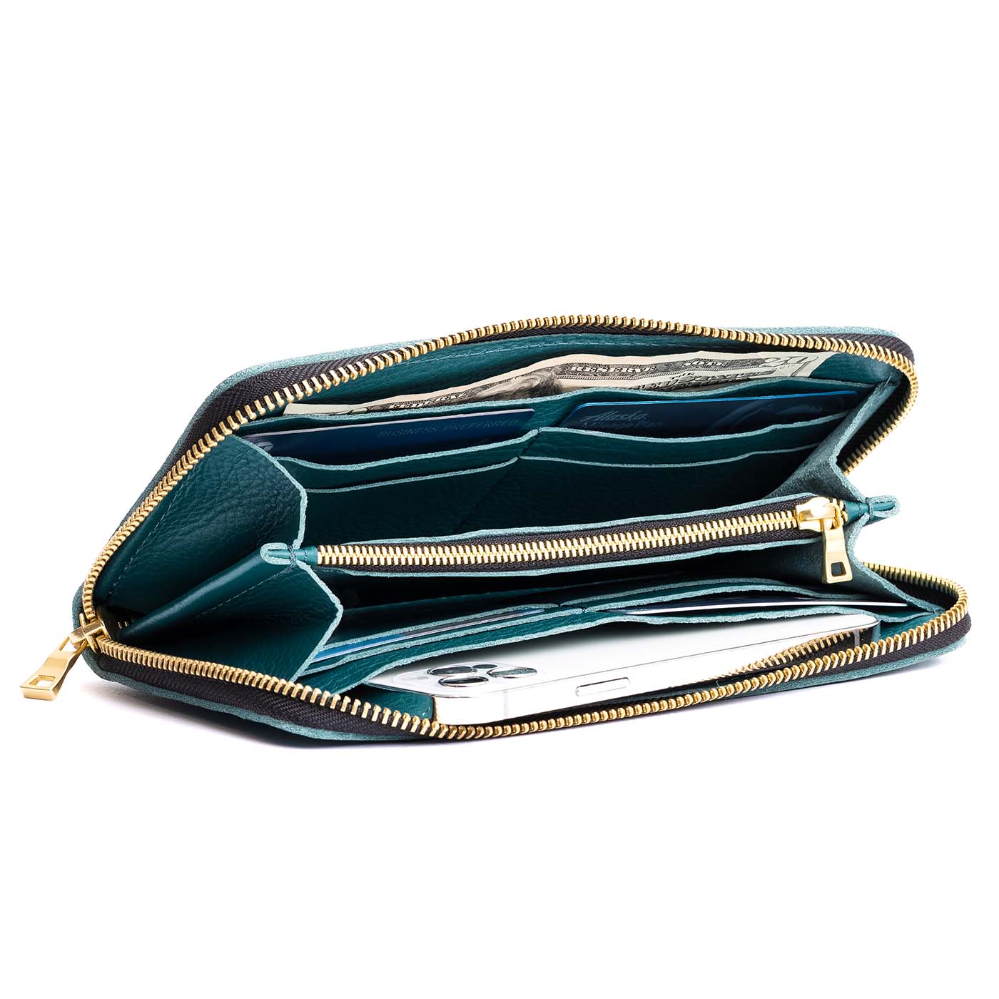 Accordion Zip Wallet
