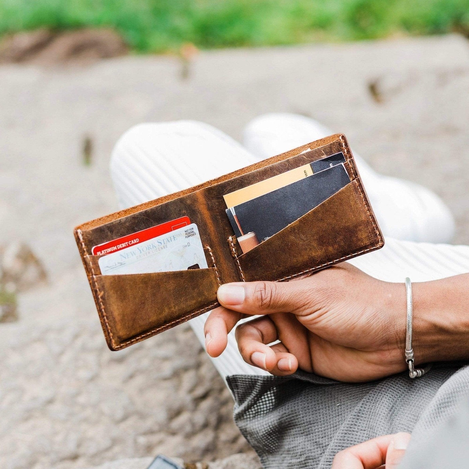 Almost Perfect' Bifold Leather Wallet