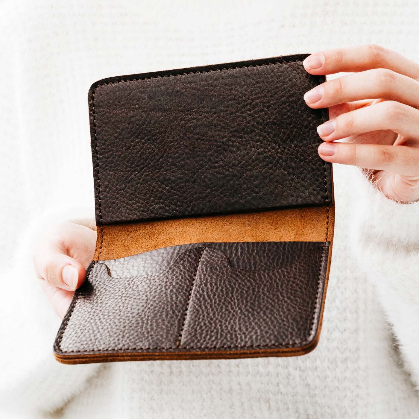 Almost Perfect' Leather Modern Passport Holder