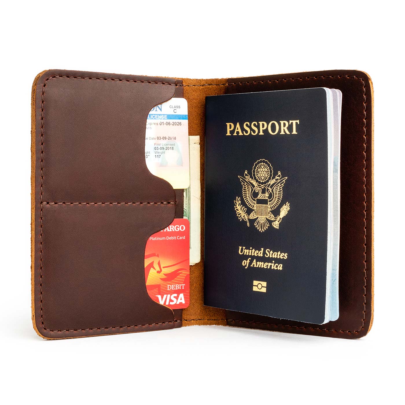 Almost Perfect' Leather Modern Passport Holder