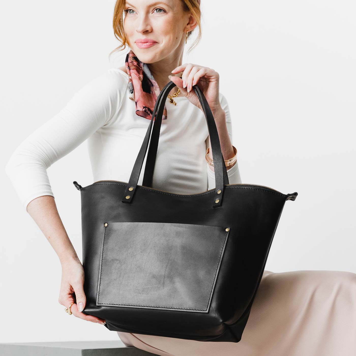 Almost Perfect' Leather Tote Bag