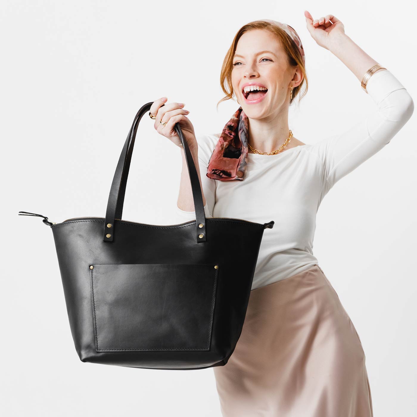 Almost Perfect' Leather Tote Bag