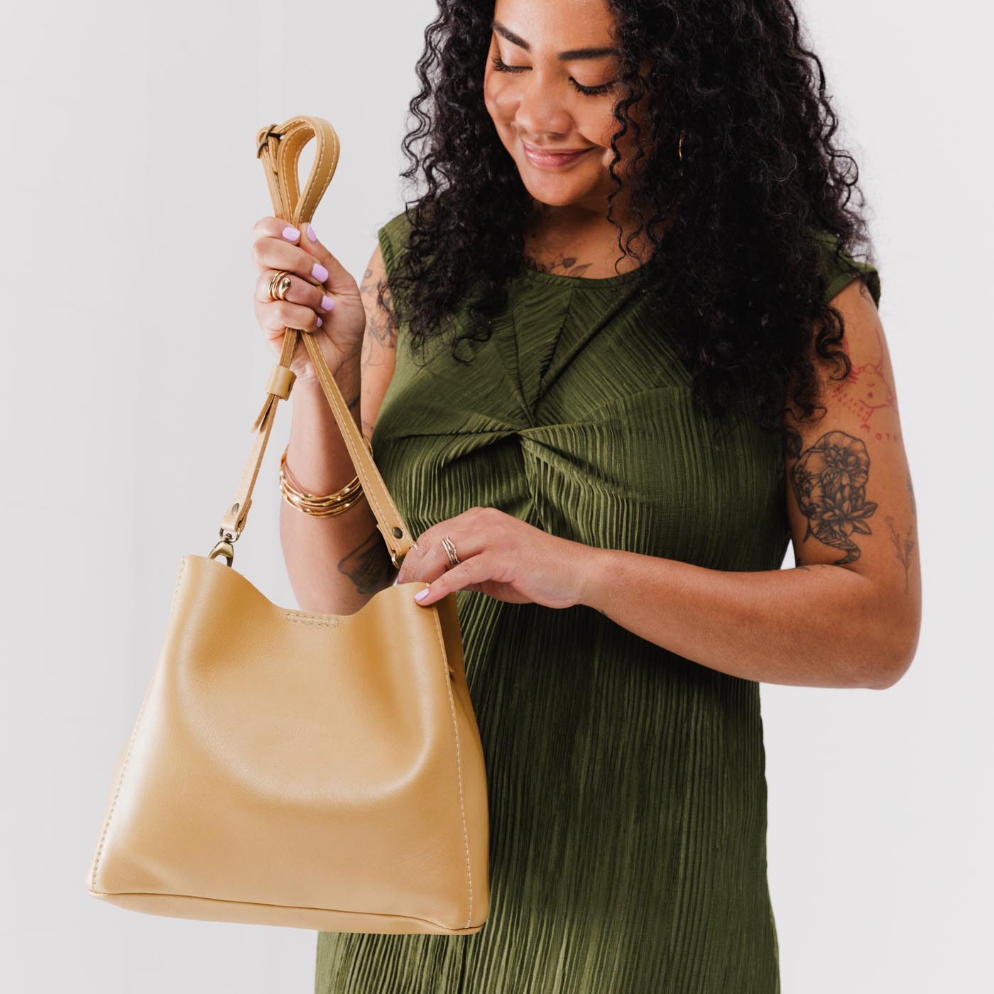 Almost Perfect' Butterfly Bucket Bag