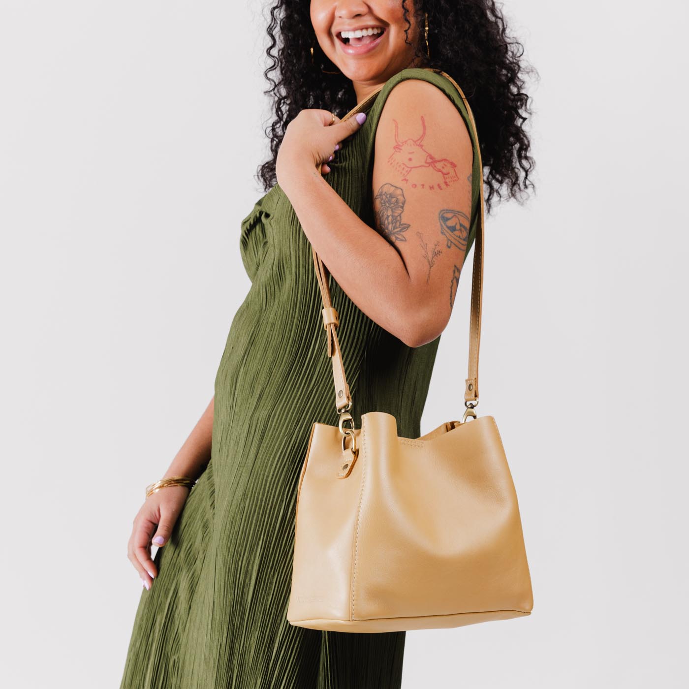 Almost Perfect' Butterfly Bucket Bag