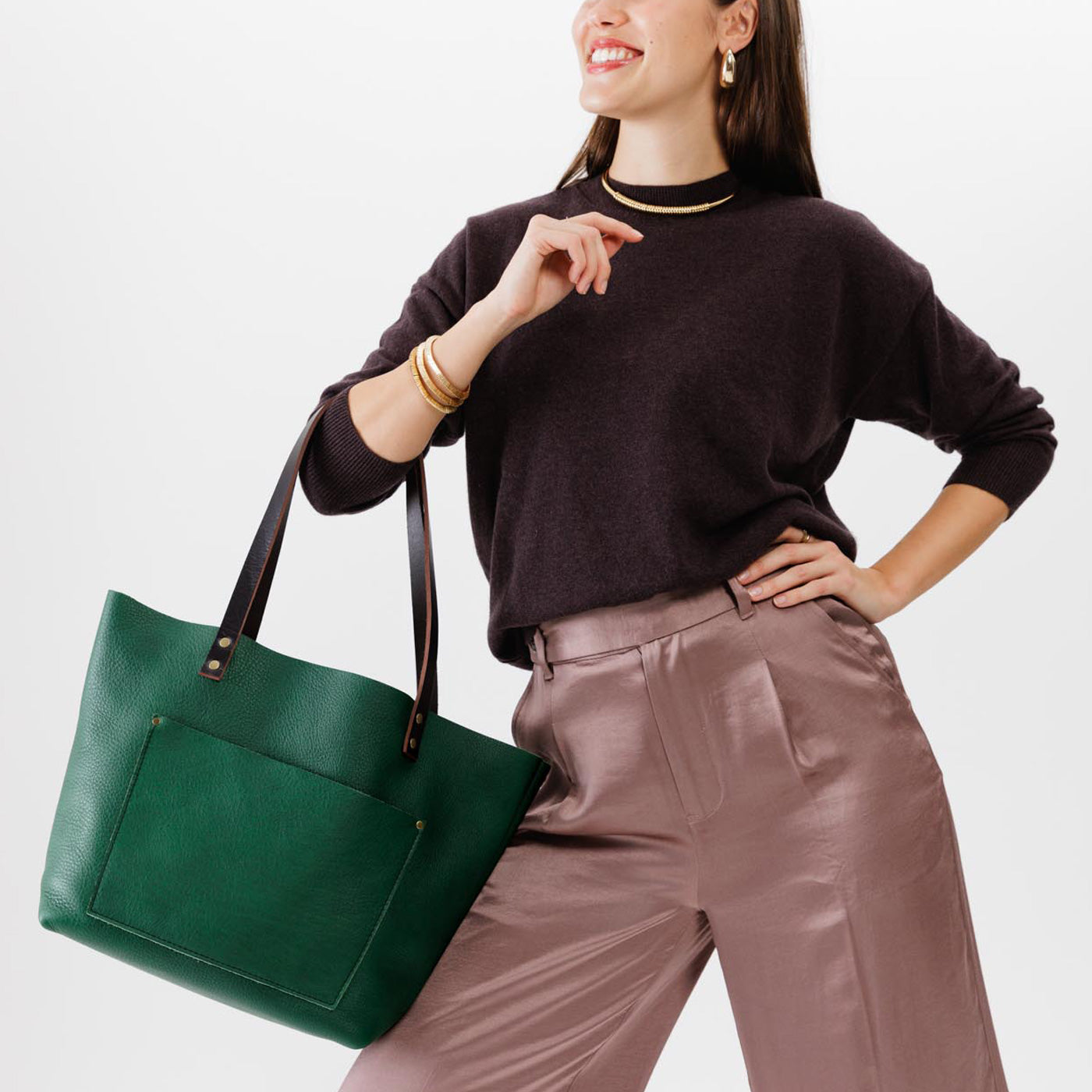 Almost Perfect' Leather Tote Bag