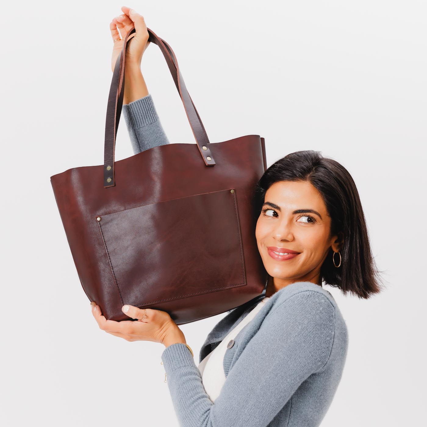 Almost Perfect' Leather Tote Bag