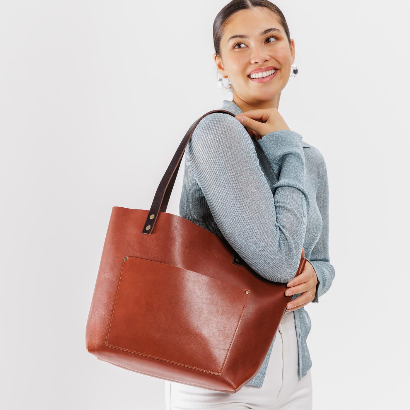 Almost Perfect' Leather Tote Bag