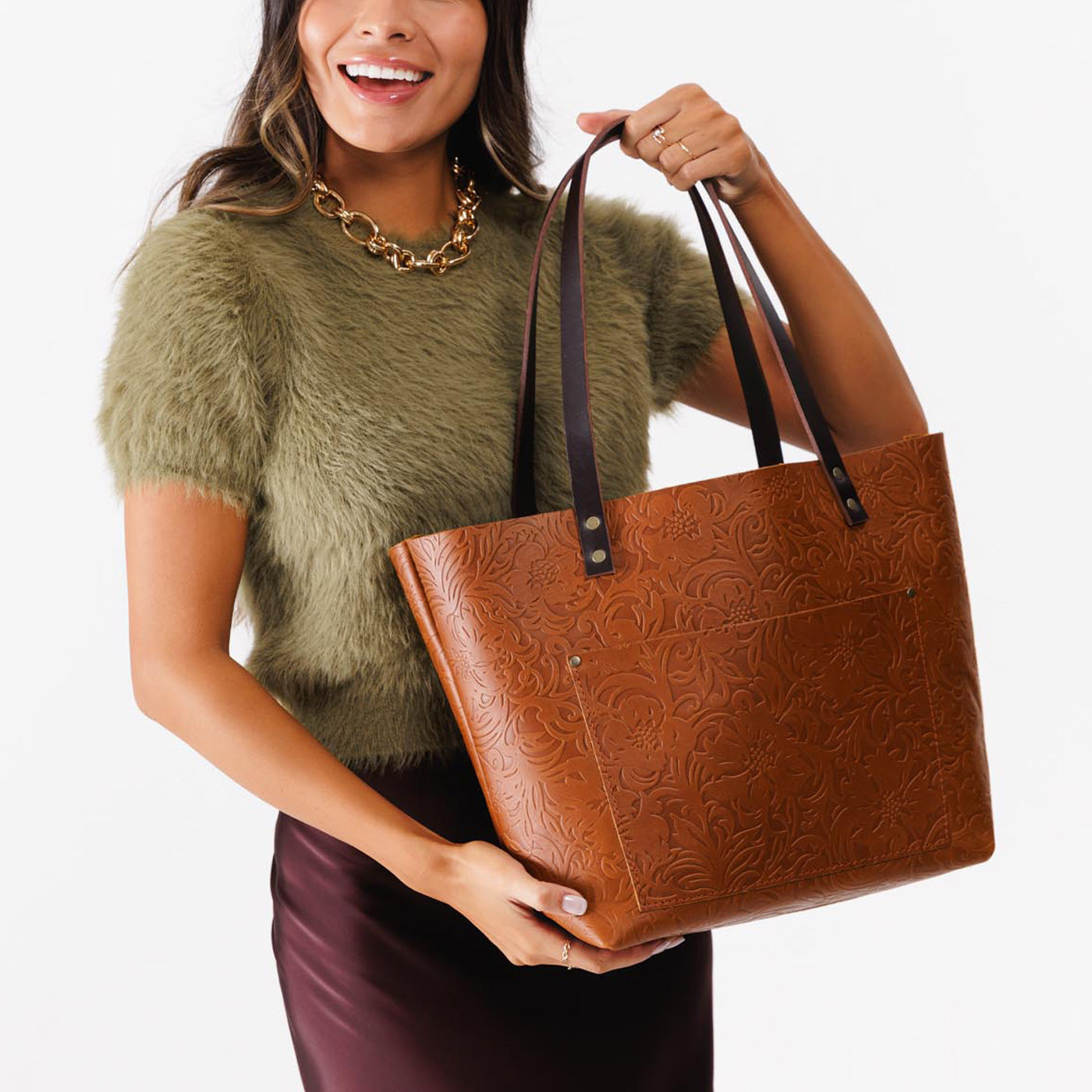 Almost Perfect' Leather Tote Bag