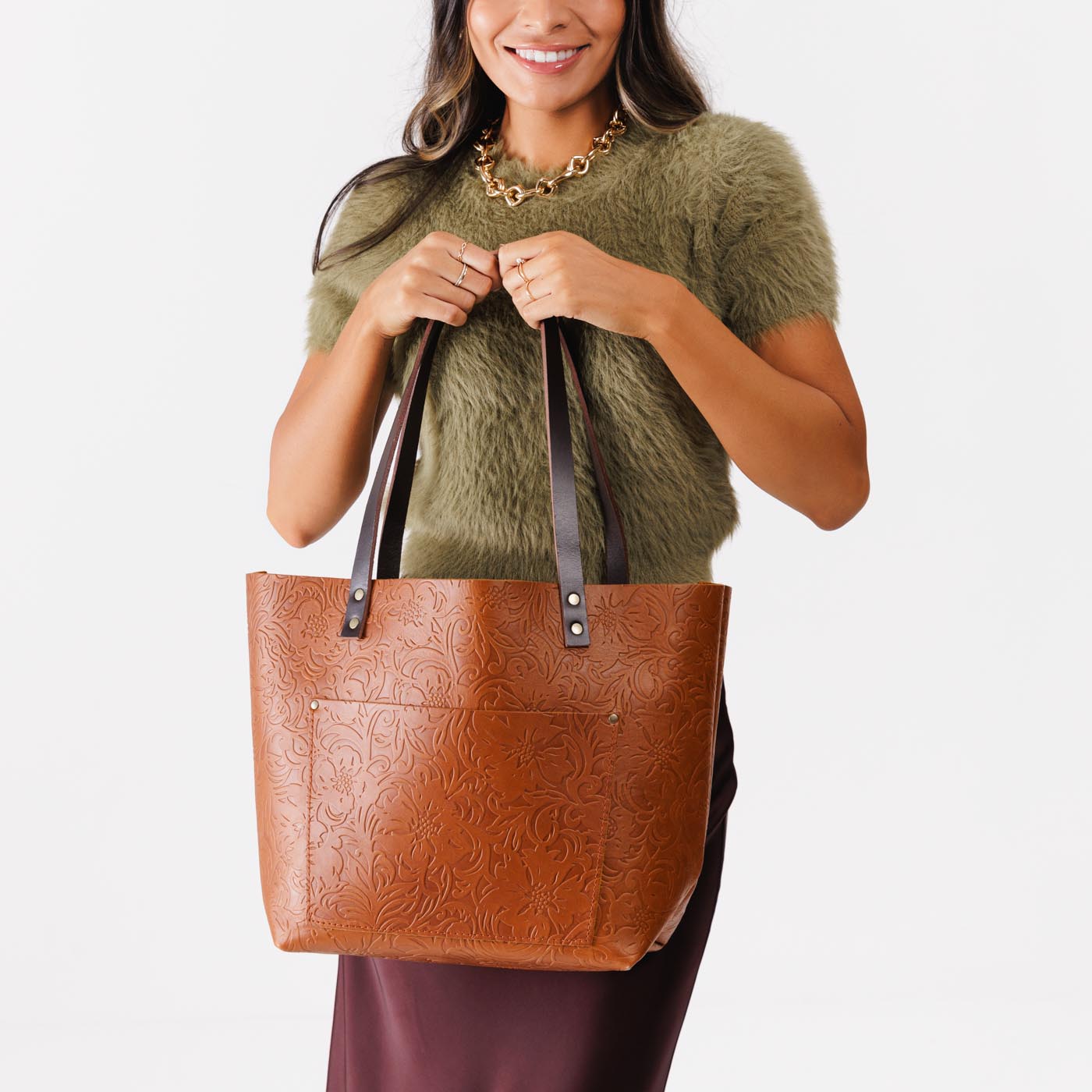 Almost Perfect' Leather Tote Bag