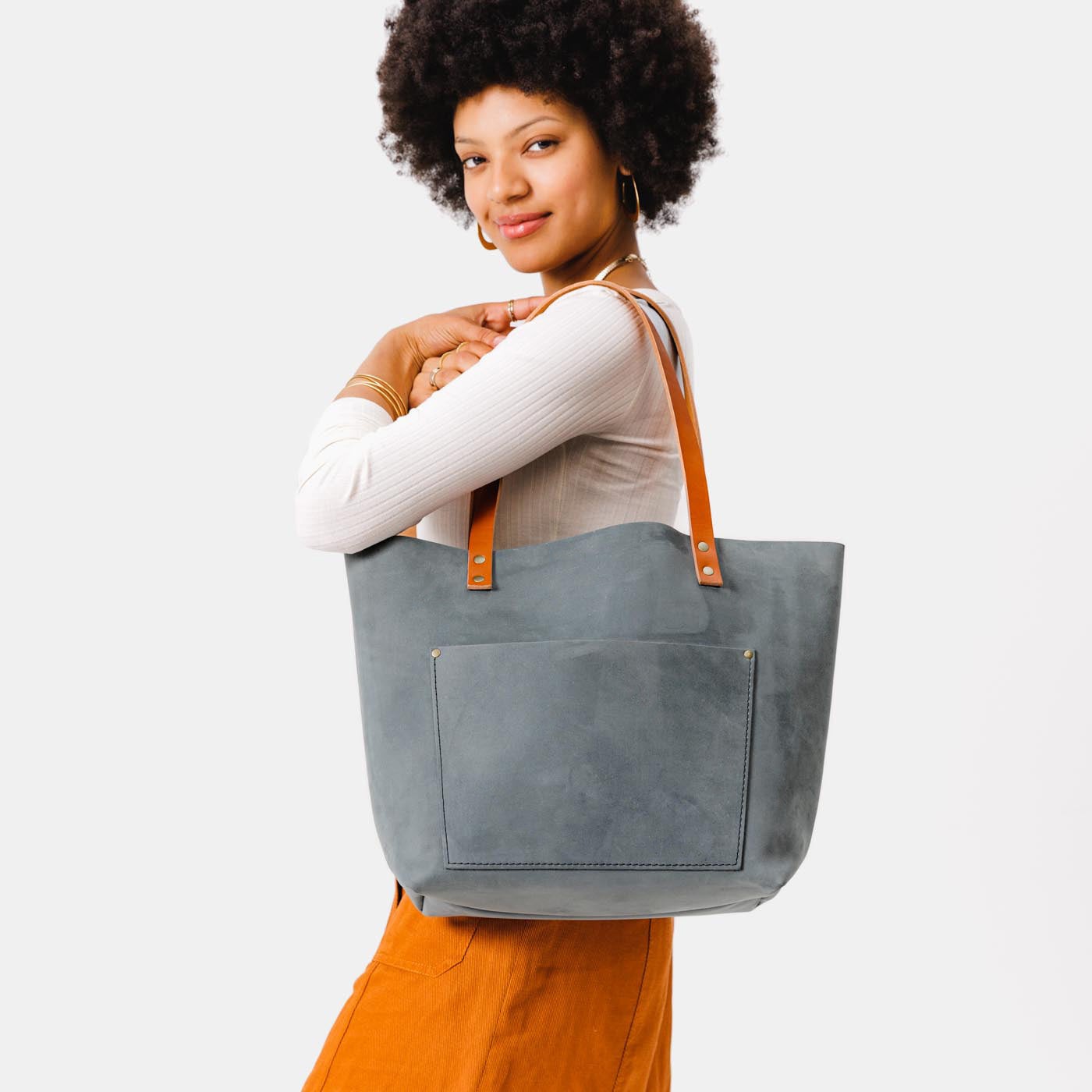 Almost Perfect' Leather Tote Bag
