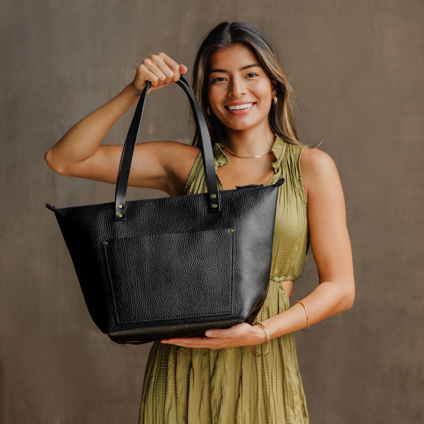 Almost Perfect' Leather Tote Bag