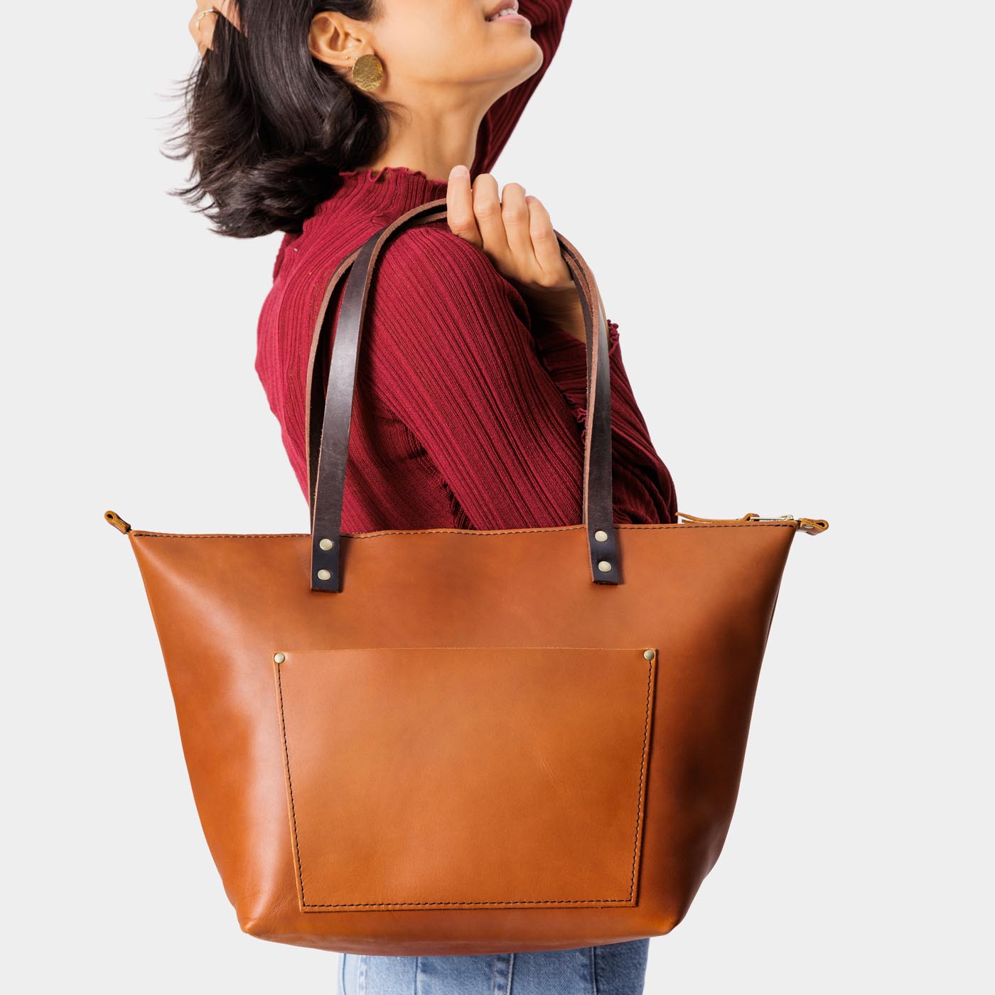 Almost Perfect' Leather Tote Bag