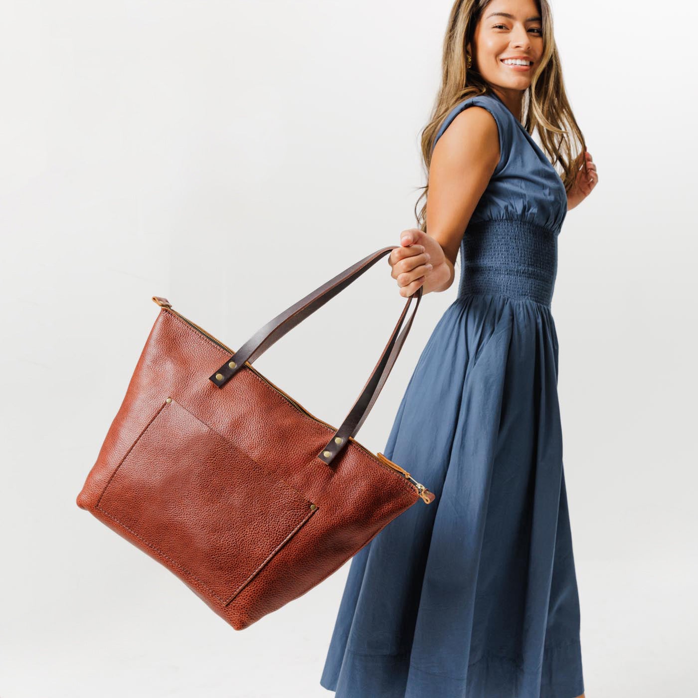 Almost Perfect' Leather Tote Bag