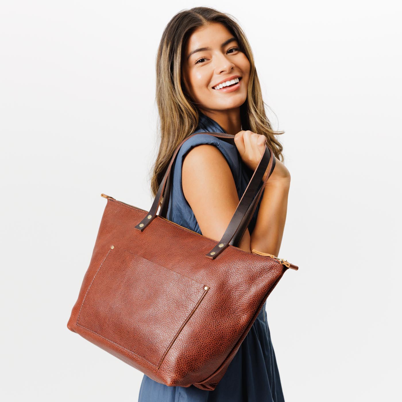 Almost Perfect' Leather Tote Bag