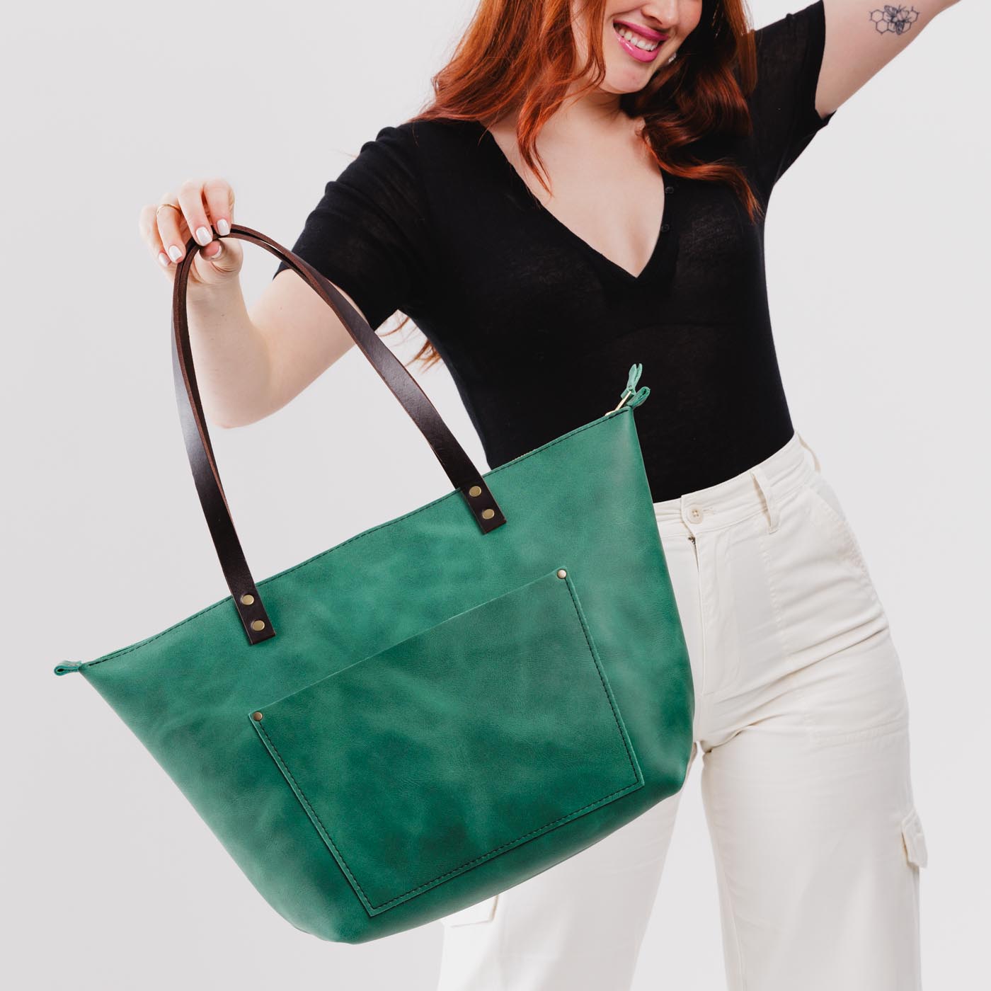 Almost Perfect' Leather Tote Bag