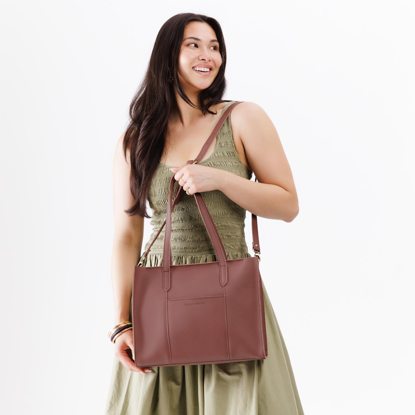 Almost Perfect' Large Lola Zipper Crossbody Tote