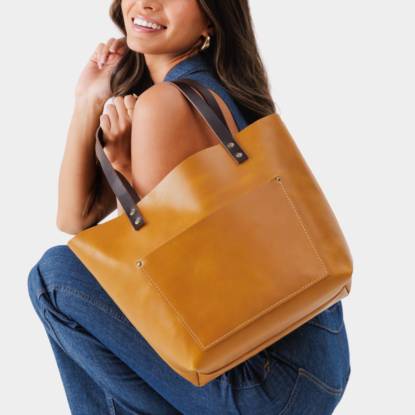 Almost Perfect' Leather Tote Bag
