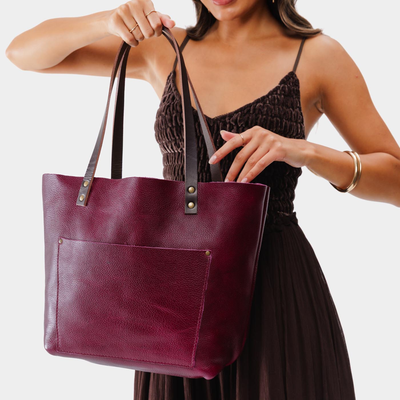 Almost Perfect' Leather Tote Bag