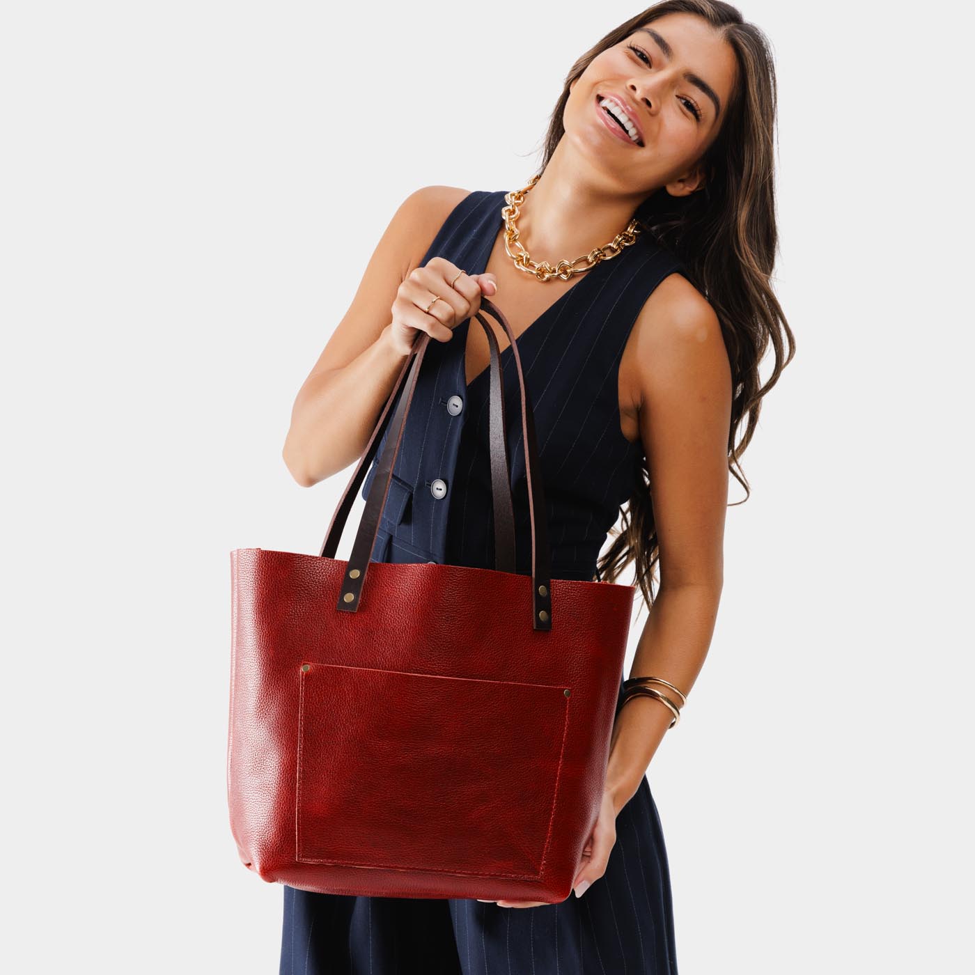 Almost Perfect' Leather Tote Bag