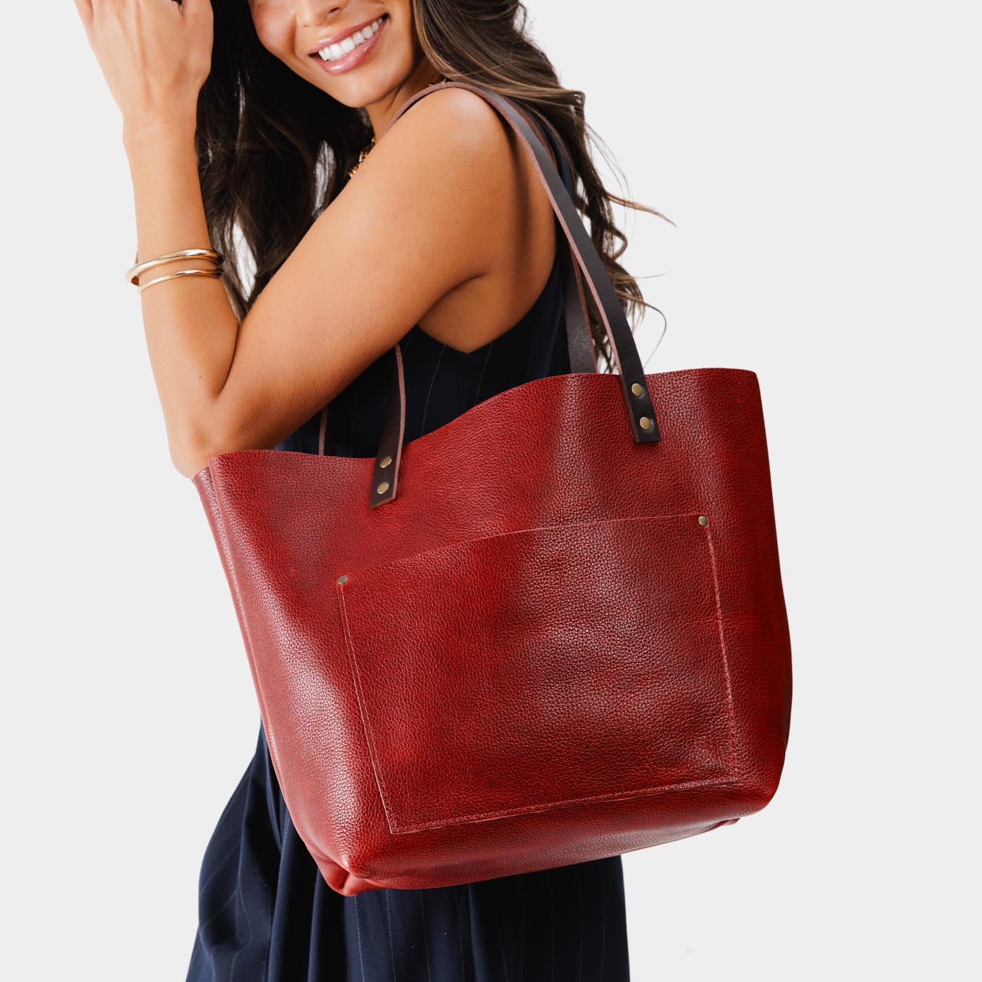 Almost Perfect' Leather Tote Bag