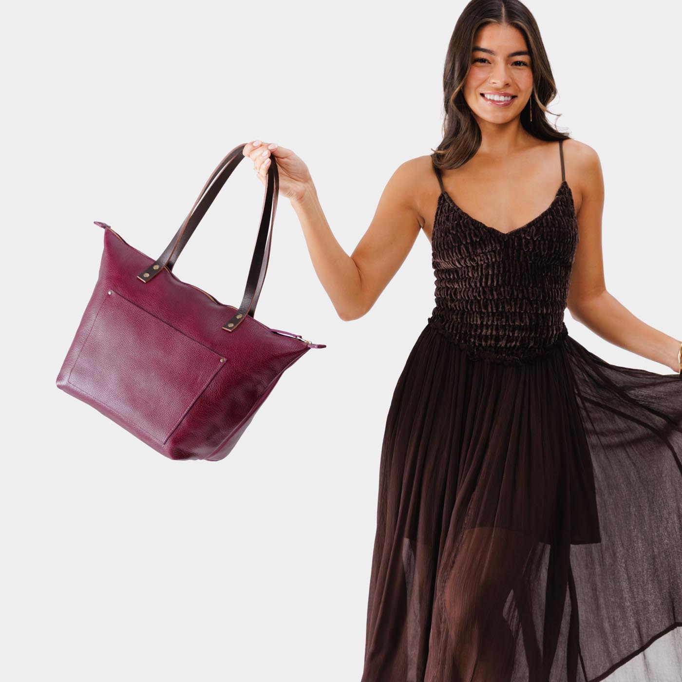 Almost Perfect' Leather Tote Bag