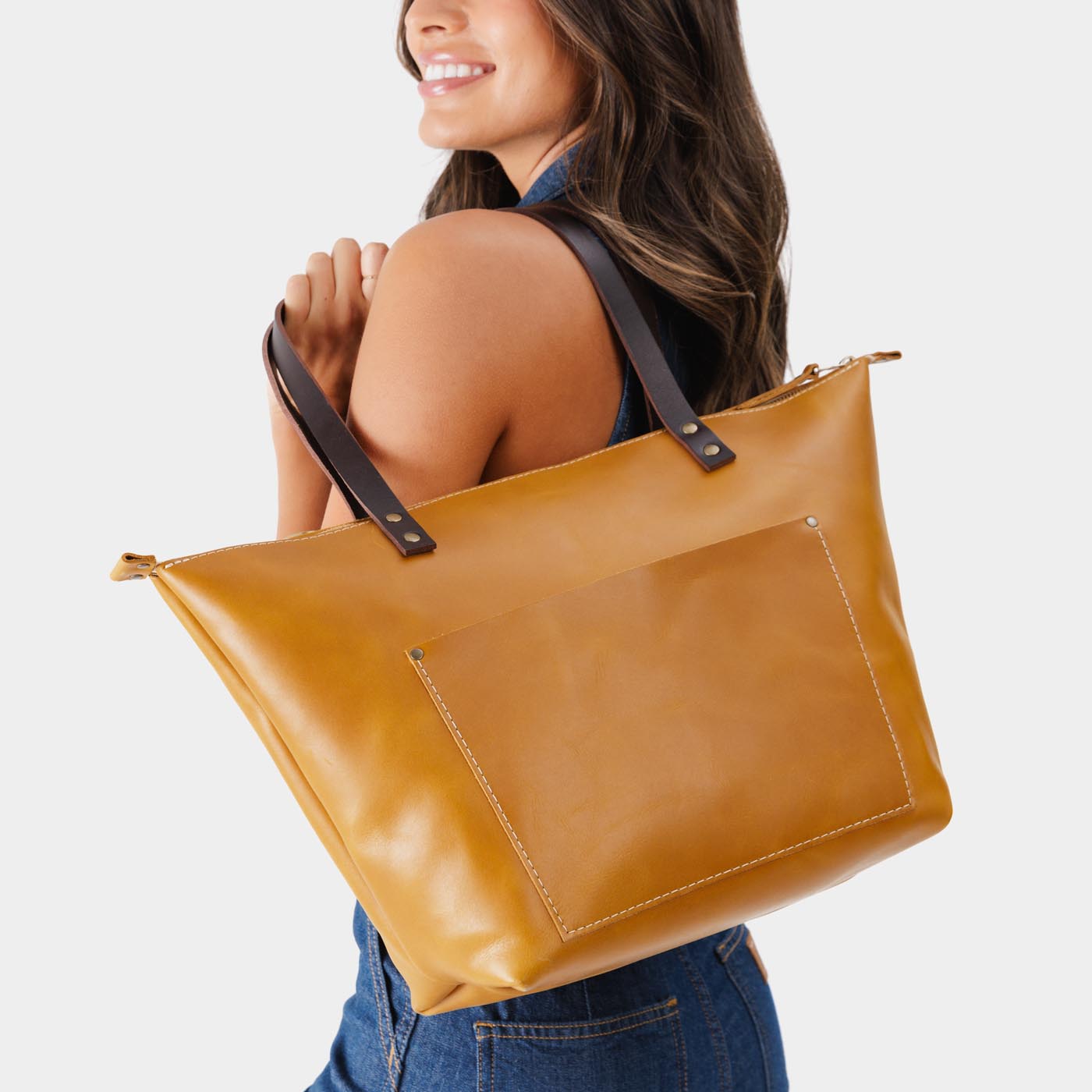 Almost Perfect' Leather Tote Bag