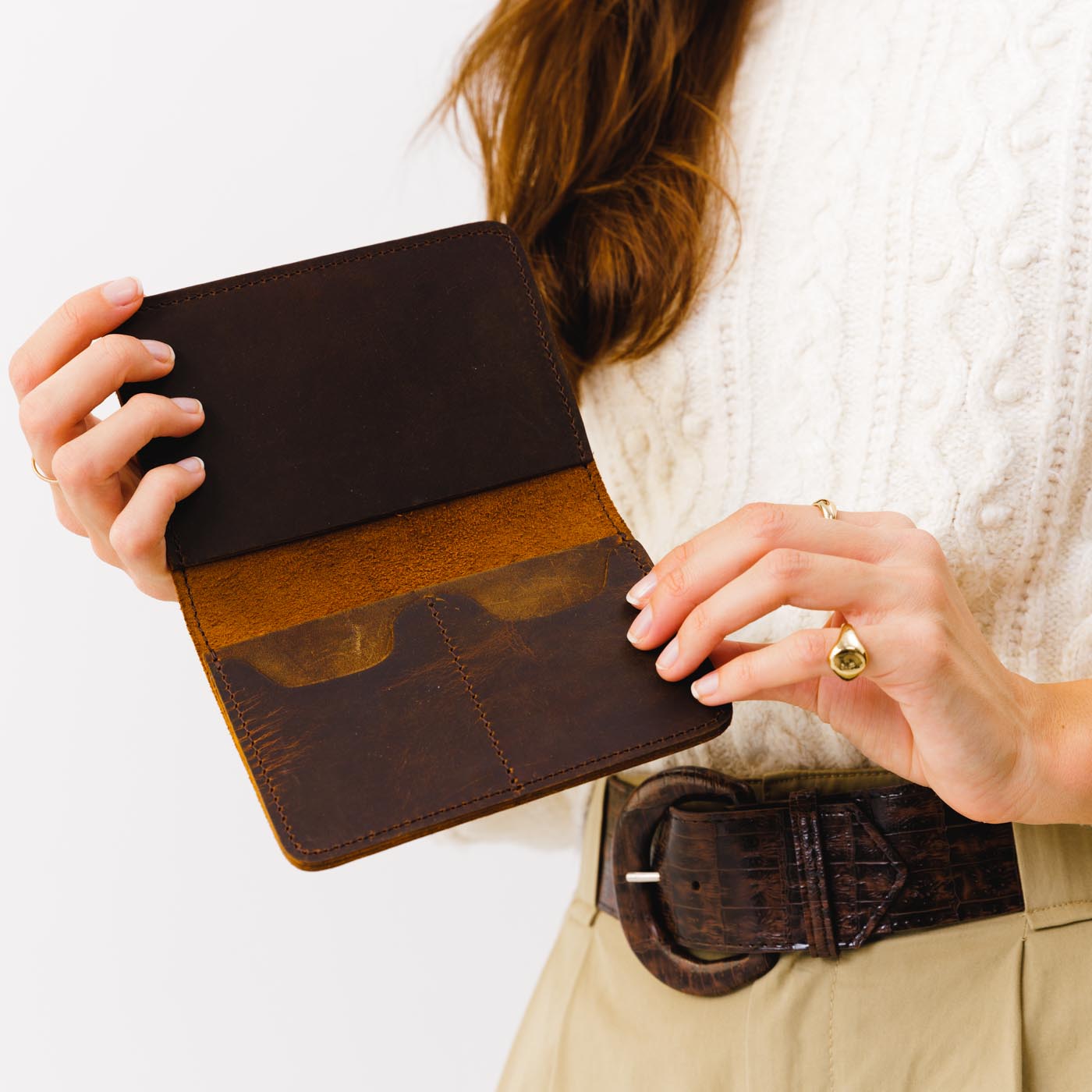 Almost Perfect' Leather Modern Passport Holder