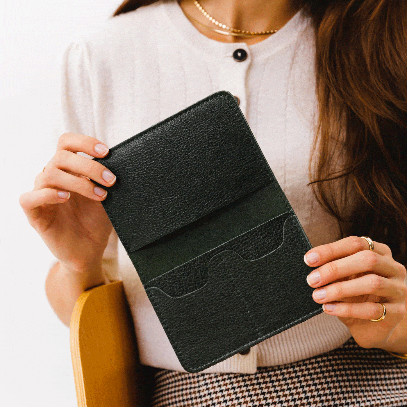 Almost Perfect' Leather Modern Passport Holder