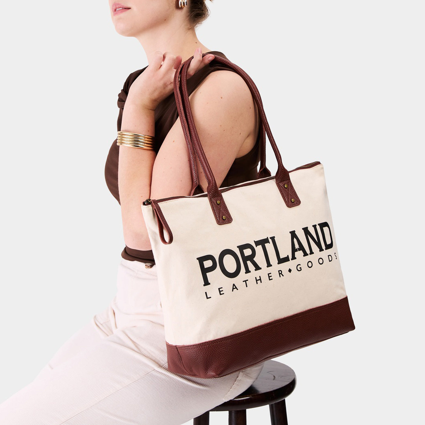 Signature Canvas Tote Bag
