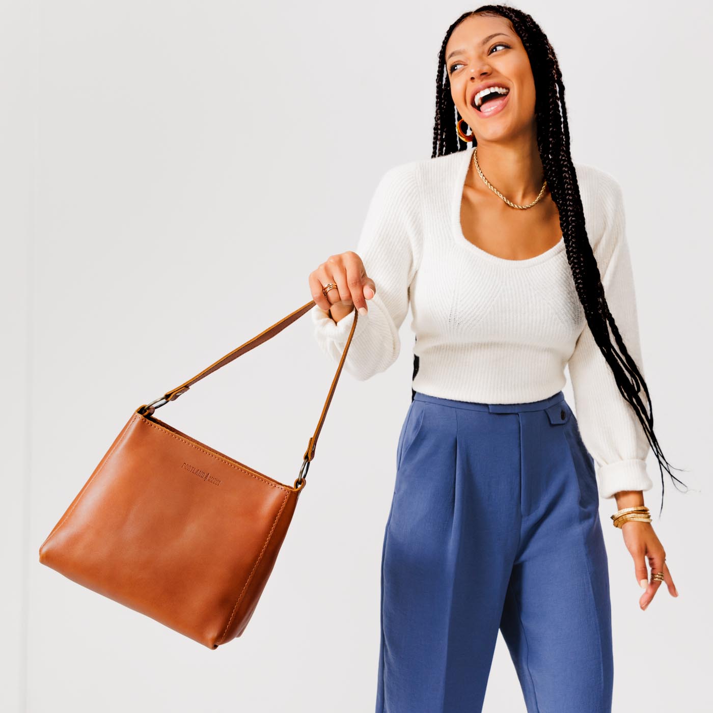 Almost Perfect' Triangle Shoulder Bag