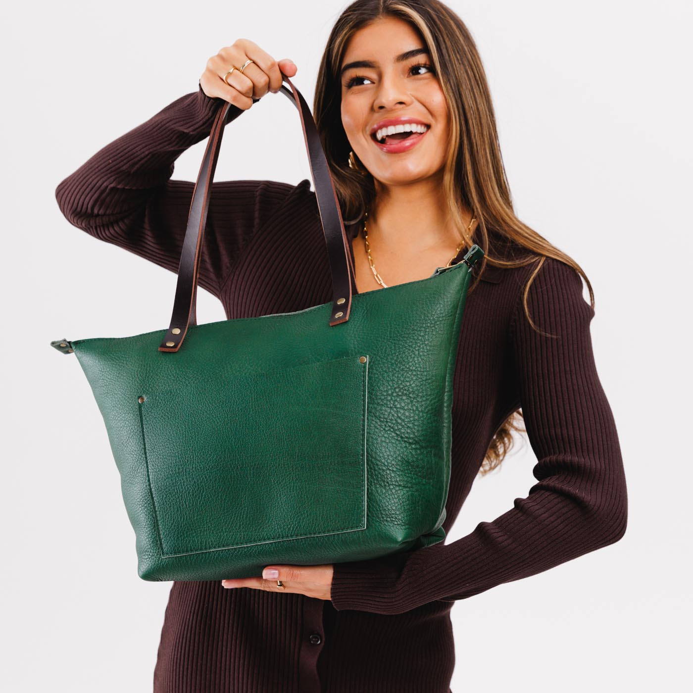 Almost Perfect' Leather Tote Bag