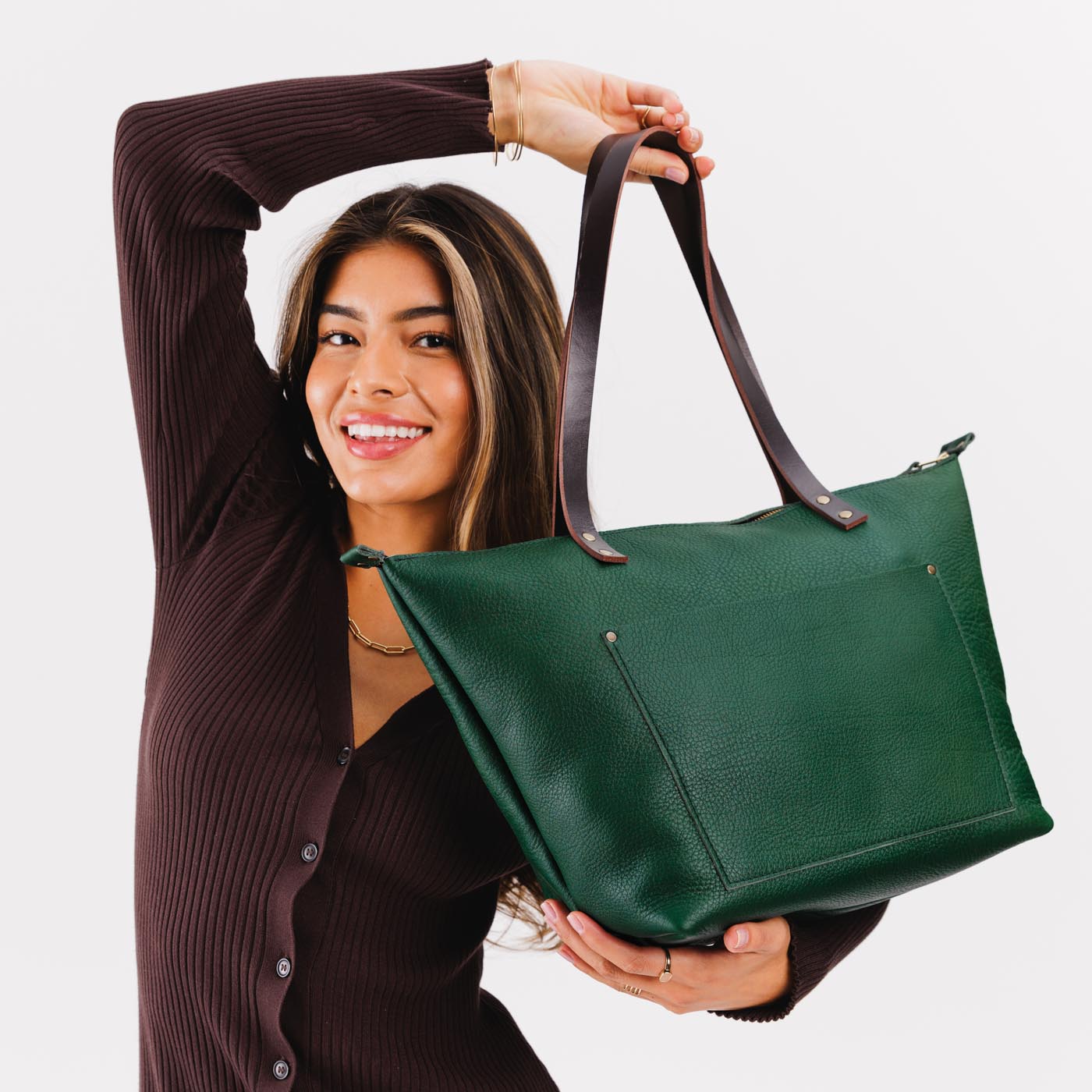 Almost Perfect' Leather Tote Bag